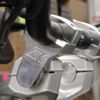 ROX Pivoting Bar Riser 2.4in Silver Bmw