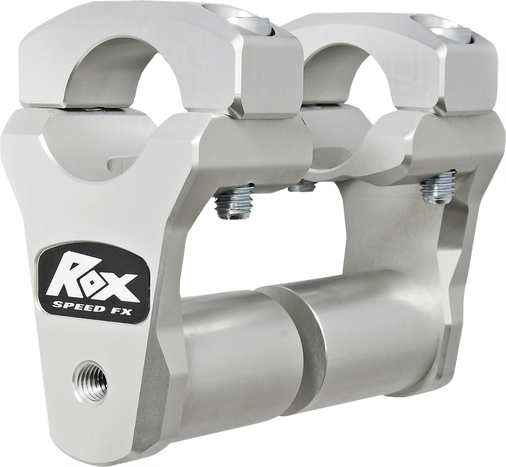 Rox Pivoting Bar Riser 2’’ Black - Silver - Street Collection