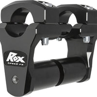 Rox Pivoting Bar Riser 2’’ Black - Silver - Street Collection