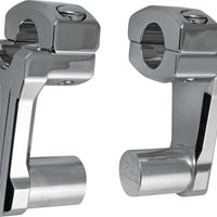Rox Pivoting Handlebar Riser Chrome 2’’ Rise - Harddrive Products