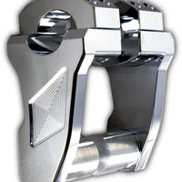 Rox Pivoting Handlebar Riser Chrome 3’’ Rise - Harddrive Products