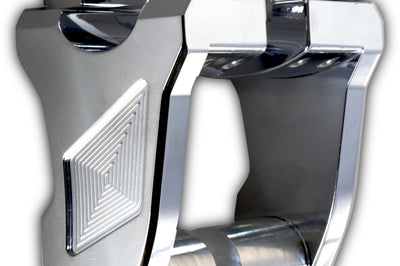 Rox Pivoting Handlebar Riser Chrome 3’’ Rise - Harddrive Products