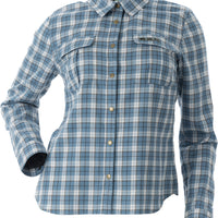 Dsg Plaid Button-down Terracotta Xs - Steel Blue / Large