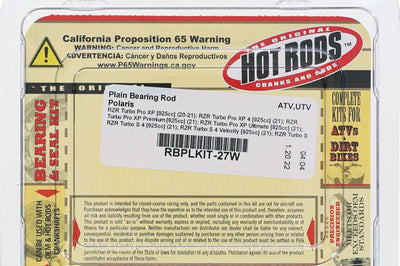 HOT RODS Plain Bearing Conn Rod White - Engine