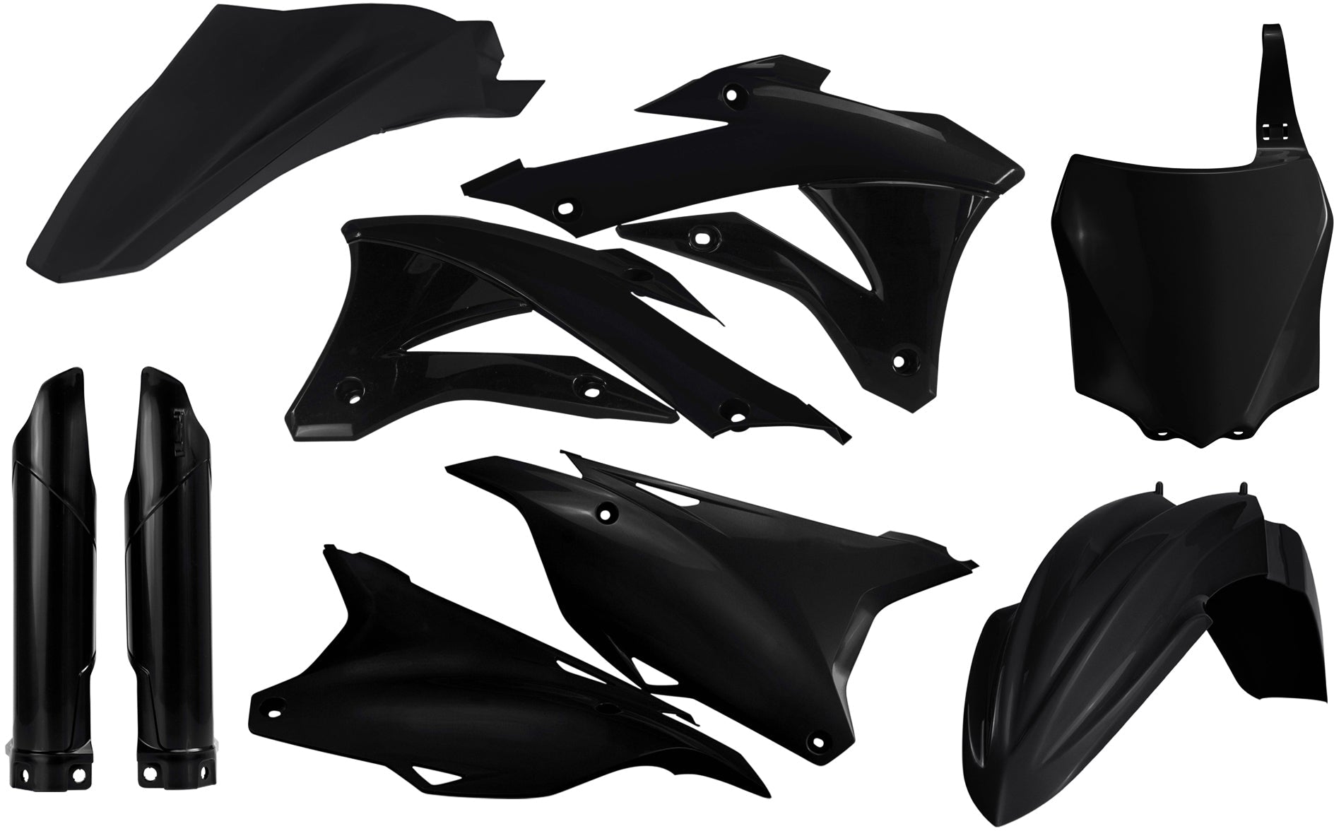 Acerbis Plastic Kit Full Honda Crf250/450 - Black - Offroad Collection