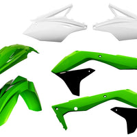 Acerbis Plastic Kit Kaw Original `24 Green - Black - Offroad Collection