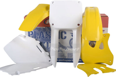 Polisport Plastic Kit Nardo Grey Oe`24 - Yellow - Offroad Collection