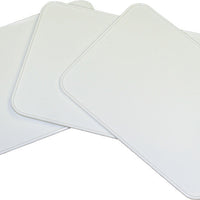 Uni Plastic Number Plate 7’’x10’’ 3/pk - White - Offroad Collection