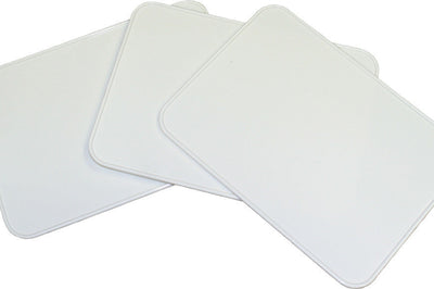 Uni Plastic Number Plate 7’’x10’’ 3/pk - White - Offroad Collection