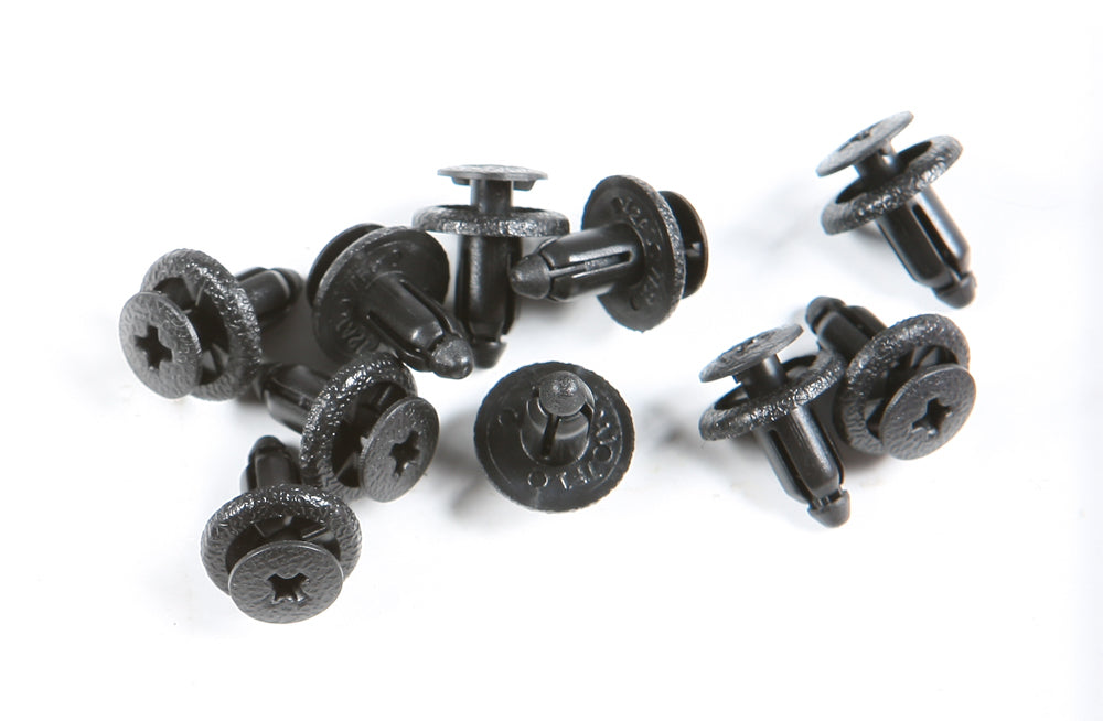 Sp1 Plastic Push Rivet Fender Clips 10/pk - Snowmobile Collection