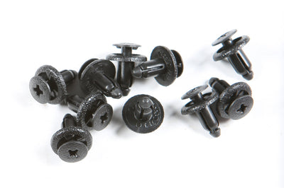 Sp1 Plastic Push Rivet Fender Clips 10/pk - Snowmobile Collection