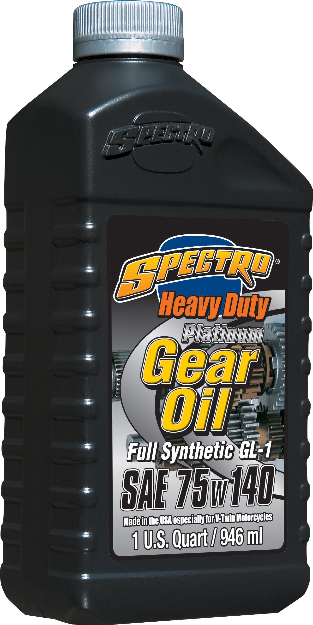 Spectro Platinum Full Syn Hd Gear Oil 75w140 1 Qt - Harddrive Products