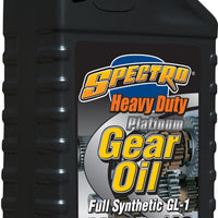 Spectro Platinum Full Syn Hd Gear Oil 75w140 1 Qt - Harddrive Products