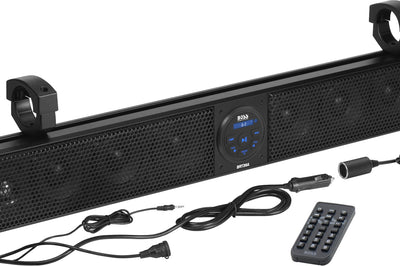Boss Audio Plug N Play 36’’ Sound Bar 8 Speakers Fits 1.5-2’’ Bars - Atv Performance Products