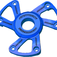 Straightline Polaris P22 Clutch Cover Anodized Red - Blue - Snowmobile Collection