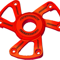 Straightline Polaris P22 Clutch Cover Anodized Red - Blue - Snowmobile Collection