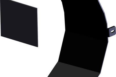 Kfi Poly Blade Side Shield Pass - Atv Performance Products