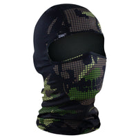 Zan Polyester Balaclava Digi Woodland Camo Skull - Harddrive Products