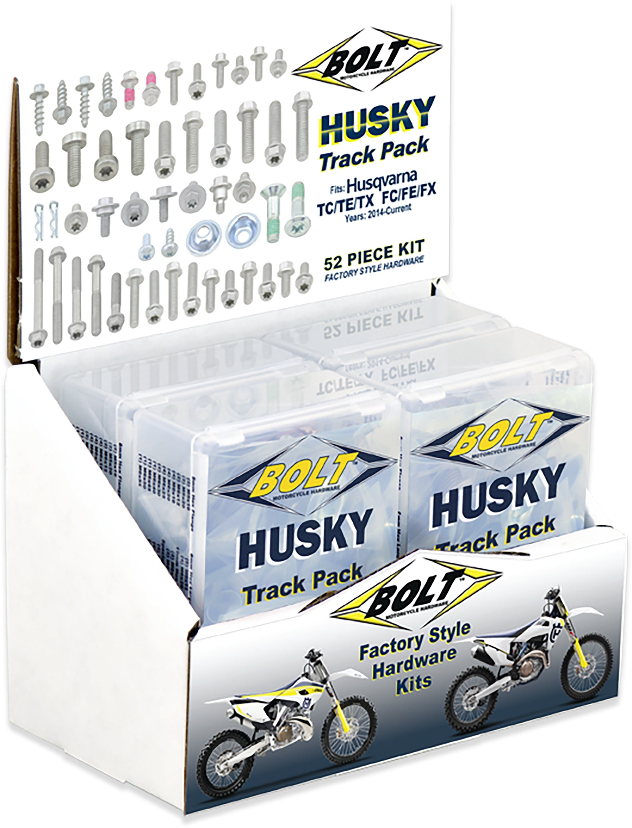 Bolt Pop Display Track Pack Hus 6/pk - Tires & Wheels