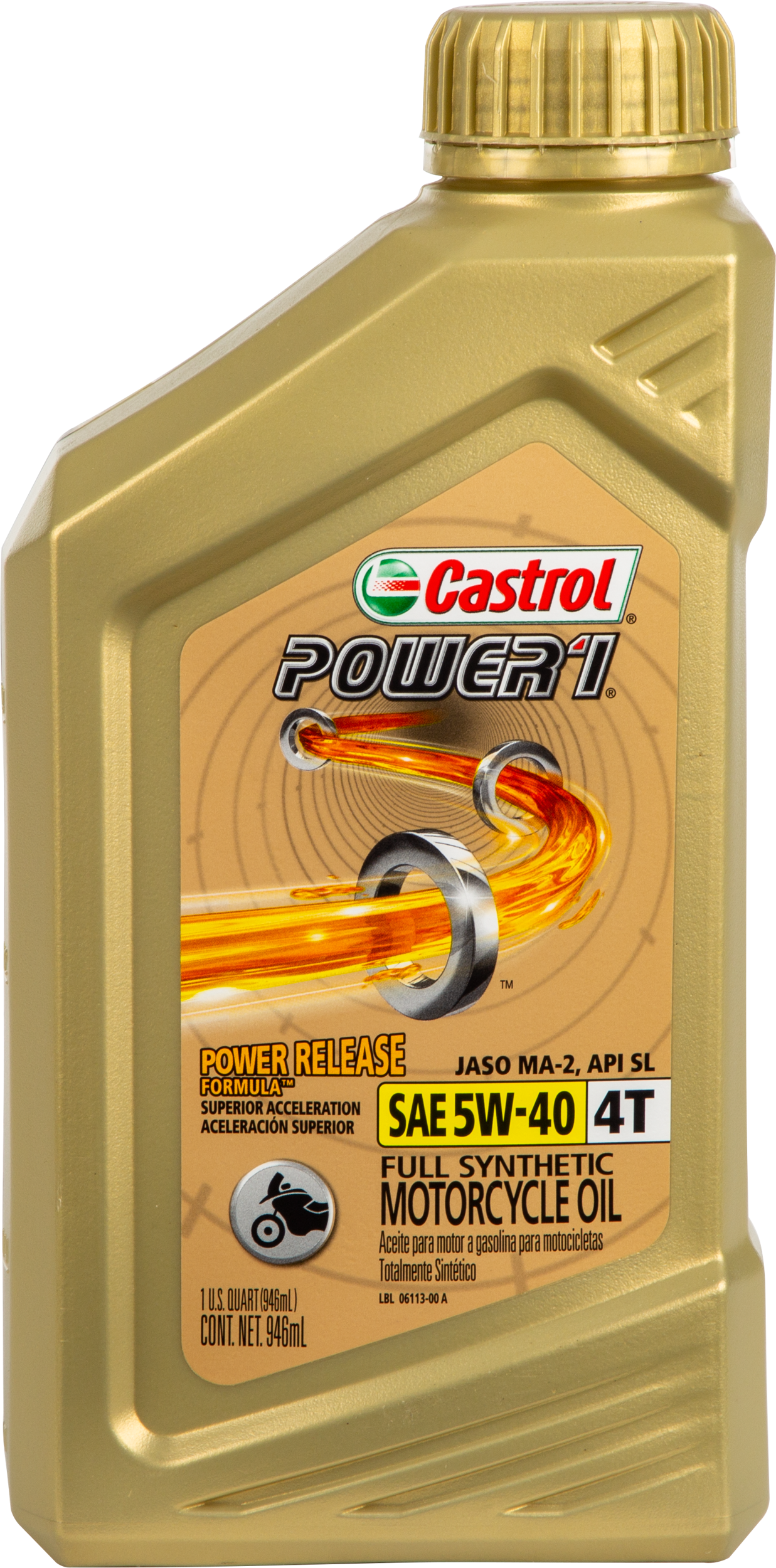 Castrol Power 1 4t Synthetic 5w40 1qt - Harddrive Products