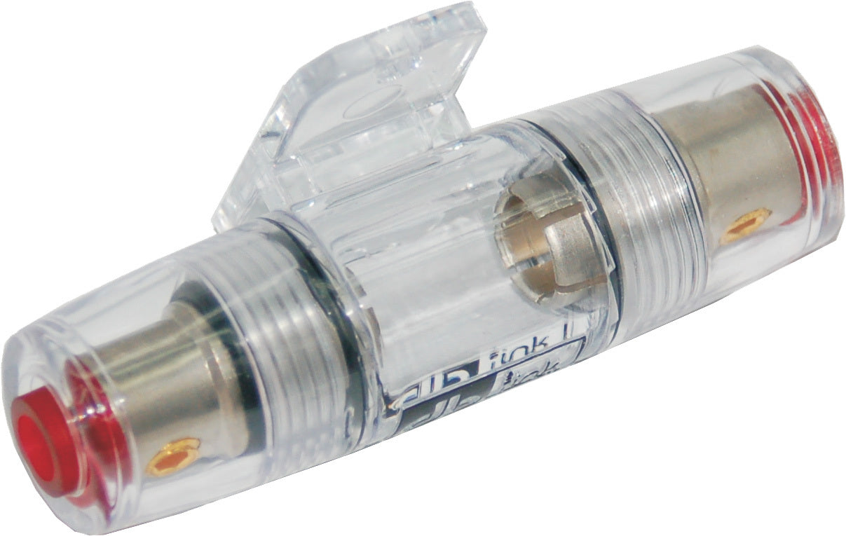 Namz Custom Cycle Power Single Nickel Plated 4/8 Gauge In Line Fuse Holder - Harddrive Products