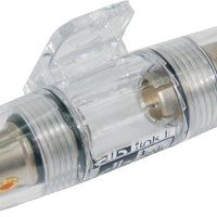 Namz Custom Cycle Power Single Nickel Plated 4/8 Gauge In Line Fuse Holder - Harddrive Products