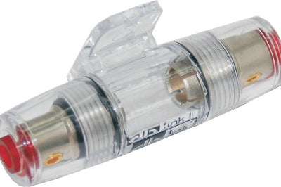 Namz Custom Cycle Power Single Nickel Plated 4/8 Gauge In Line Fuse Holder - Harddrive Products