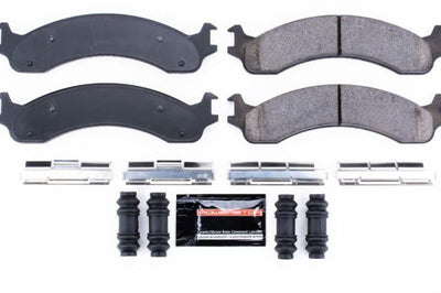 PowerStop Power Stop 00-02 Dodge Ram 2500 Front Z23 Evolution Sport Brake Pads w/Hardware - Brakes Rotors &