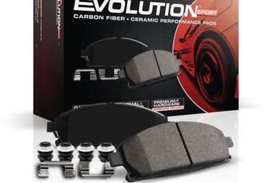 PowerStop Power Stop 00-02 Dodge Ram 2500 Front Z23 Evolution Sport Brake Pads w/Hardware - Brakes Rotors &