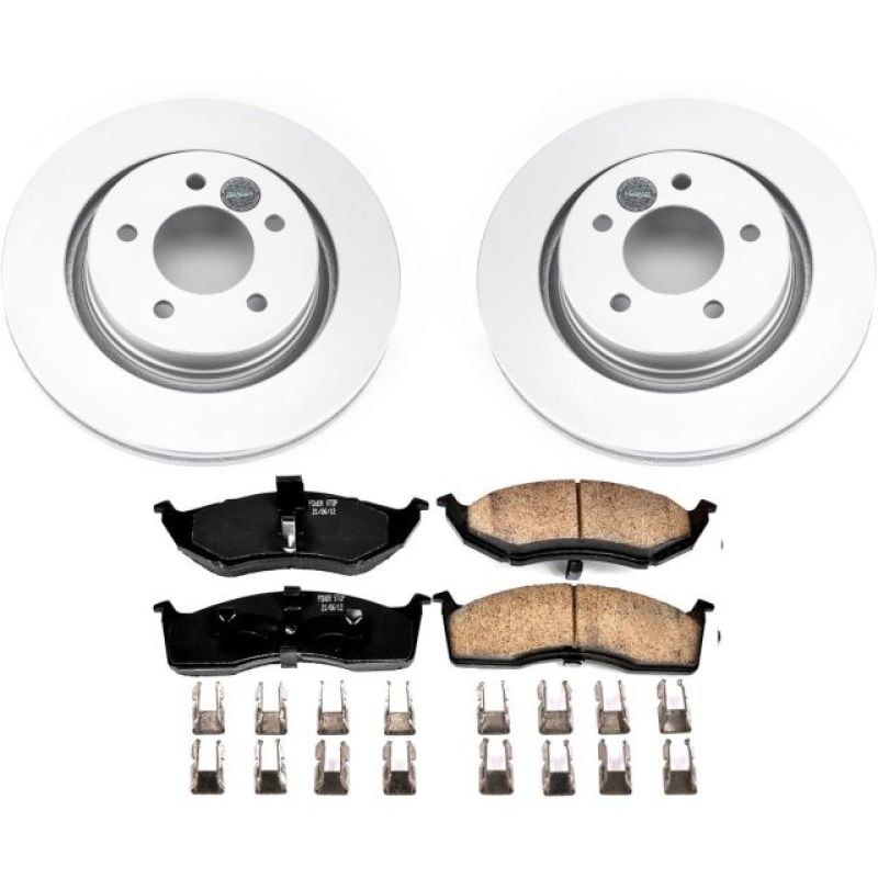 PowerStop Power Stop 00-04 Chrysler Concorde Front Z17 Evolution Geomet Coated Brake Kit - Brakes Rotors & Pads