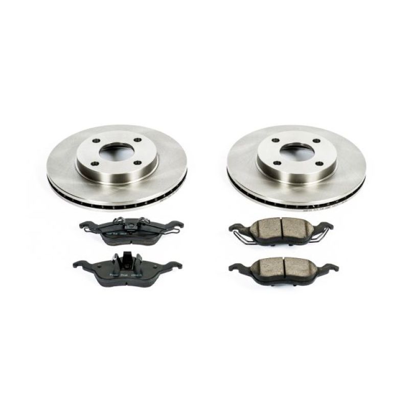 PowerStop Power Stop 00-04 Ford Focus Front Autospecialty Brake Kit - Brakes Rotors & Pads