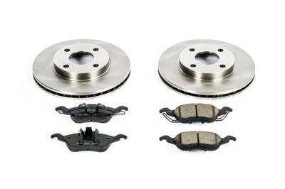 PowerStop Power Stop 00-04 Ford Focus Front Autospecialty Brake Kit - Brakes Rotors & Pads