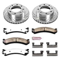 PowerStop Power Stop 00-05 Cadillac DeVille Front Z36 Truck & Tow Brake Kit - Brakes Rotors Pads