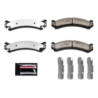 PowerStop Power Stop 00-05 Cadillac DeVille Front Z36 Truck & Tow Brake Pads w/Hardware - Brakes Rotors