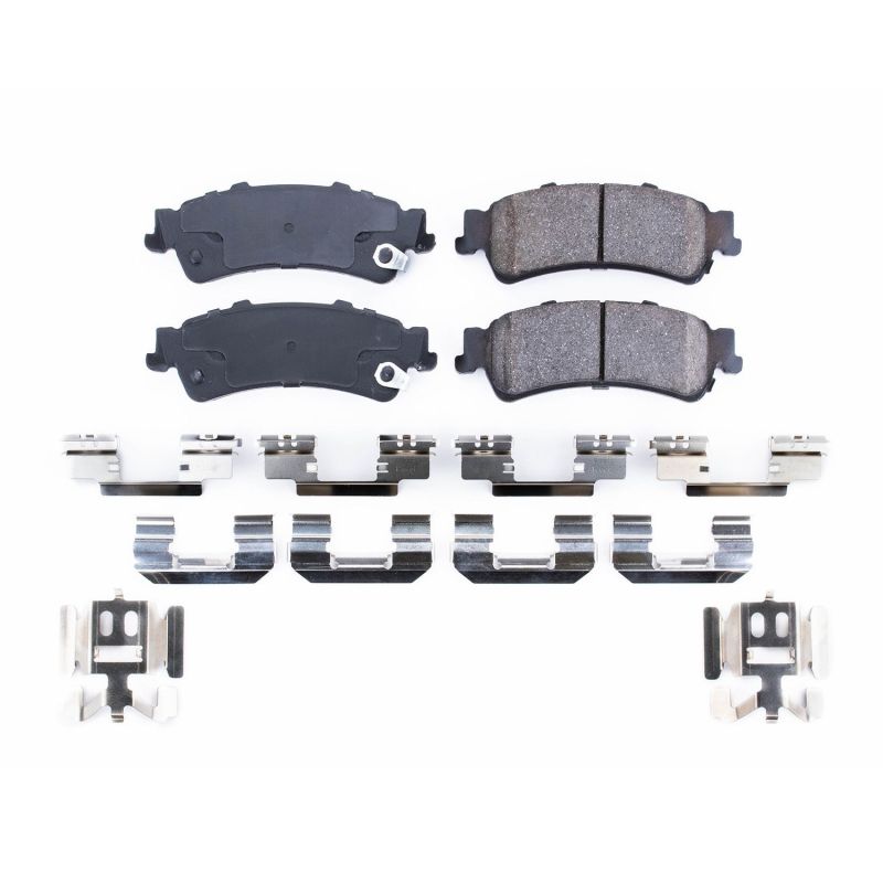 PowerStop Power Stop 00-05 Cadillac DeVille Rear Z17 Evolution Ceramic Brake Pads w/Hardware - Brakes Rotors &