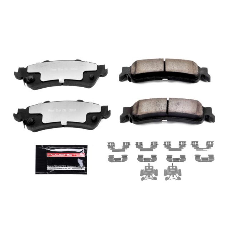 PowerStop Power Stop 00-05 Cadillac DeVille Rear Z36 Truck & Tow Brake Pads w/Hardware - Brakes Rotors