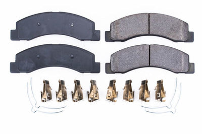 PowerStop Power Stop 00-05 Ford Excursion Front Z17 Evolution Ceramic Brake Pads w/Hardware - Brakes Rotors &