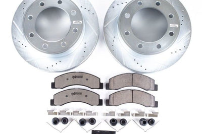 PowerStop Power Stop 00-05 Ford Excursion Front Z36 Truck & Tow Brake Kit - Brakes Rotors Pads