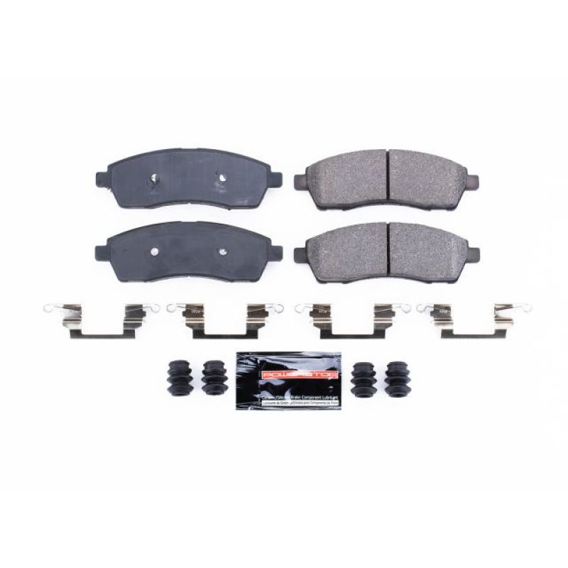 PowerStop Power Stop 00-05 Ford Excursion Rear Z23 Evolution Sport Brake Pads w/Hardware - Brakes Rotors &