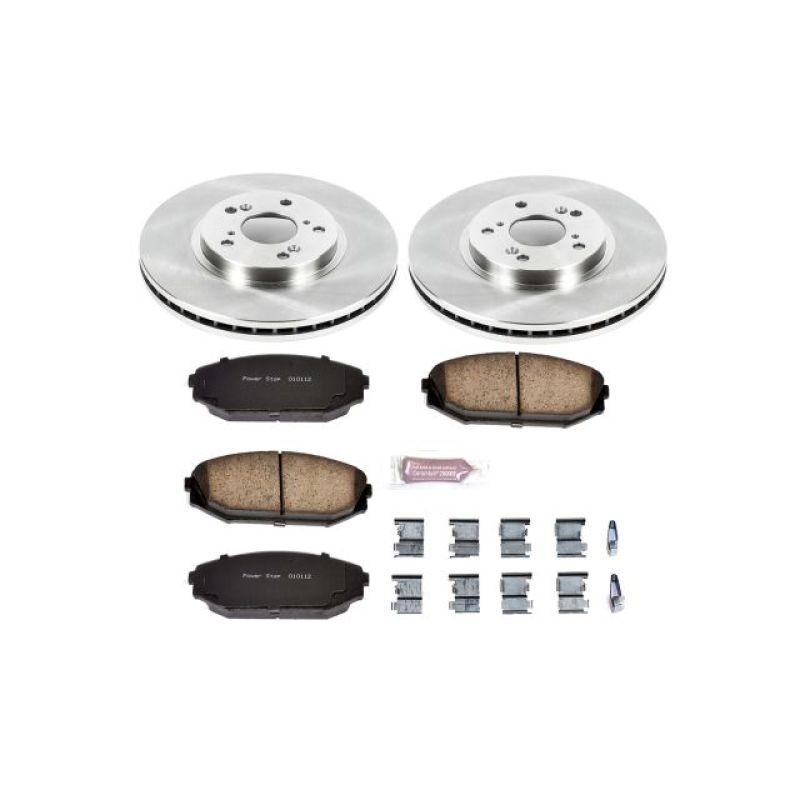 PowerStop Power Stop 01-02 Acura MDX Front Autospecialty Brake Kit - Brakes Rotors & Pads