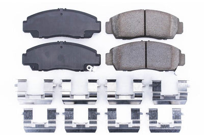 PowerStop Power Stop 01-03 Acura CL Front Z17 Evolution Ceramic Brake Pads w/Hardware - Brakes Rotors &