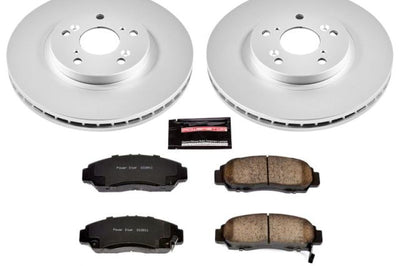 PowerStop Power Stop 01-03 Acura CL Front Z17 Evolution Geomet Coated Brake Kit - Brakes Rotors & Pads