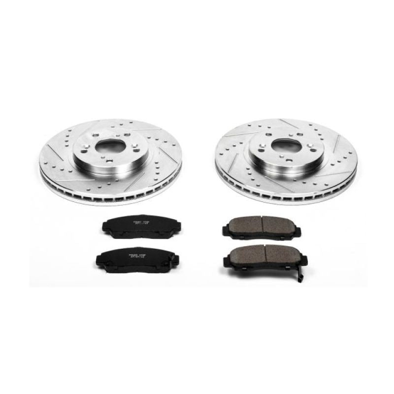 PowerStop Power Stop 01-03 Acura CL Front Z23 Evolution Sport Brake Kit - Brakes Rotors & Pads
