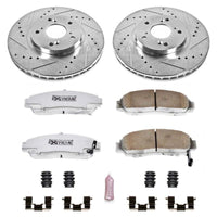 PowerStop Power Stop 01-03 Acura CL Front Z26 Street Warrior Brake Kit - Brakes Rotors & Pads