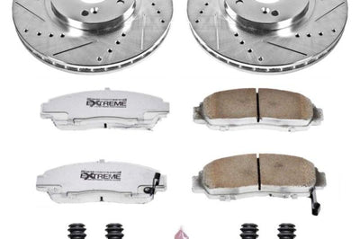PowerStop Power Stop 01-03 Acura CL Front Z26 Street Warrior Brake Kit - Brakes Rotors & Pads