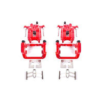PowerStop Power Stop 01-03 Acura CL Rear Red Calipers w/Brackets - Pair - Brakes Rotors & Pads