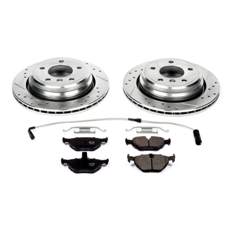 PowerStop Power Stop 01-03 BMW 525i Rear Z23 Evolution Sport Brake Kit - Brakes Rotors & Pads