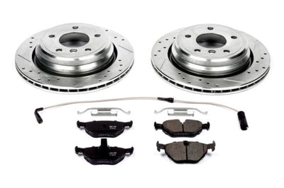 PowerStop Power Stop 01-03 BMW 525i Rear Z23 Evolution Sport Brake Kit - Brakes Rotors & Pads