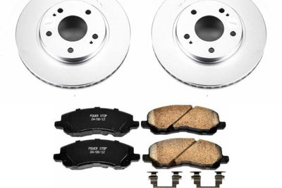 PowerStop Power Stop 01-05 Chrysler Sebring Front Z17 Evolution Geomet Coated Brake Kit - Brakes Rotors & Pads