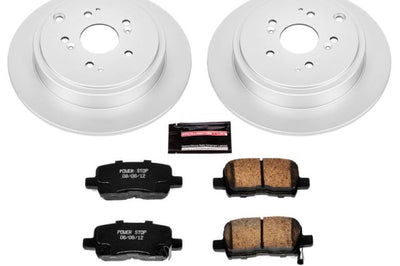 PowerStop Power Stop 01-06 Acura MDX Rear Z17 Evolution Geomet Coated Brake Kit - Brakes Rotors & Pads